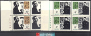 China Stamps - 1981, J67 , Scott 1716-17 Centenary of Birht of Lu xun, Imprint Block of 4 - MNH, VF - (9171C)
