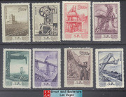 China Stamps - 1954, S8 , Scott 214-21 Economic construction, MNH-VF (90214)