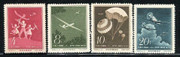 China Stamps - 1958 , S29, Scott 394-397 Aviation Sports, MNH, F-VF (90394)