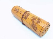 Collectable Bamboo Scroll (Carving in Chinese) : 弟子规 Di Zi Gui (Student Rules) - size : 15" x 6.25"  (WXAC)