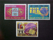 South Vietnam Stamps - 1972, Sc Scott 441-3 International Book Year- MNH, F-VF (9V081)