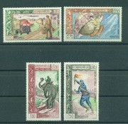 Laos Stamps - Scott # 77-80, MNH, F-VF - (9A03C)
