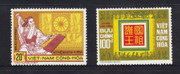 South Vietnam Stamps - 1974 , Sc 478-9, Hung Vuong Day - MNH, F-VF (9V089)