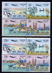 South Vietnam Stamps - 1972, Scott 417-24, 20 Years Air Viet Nam - MNH, F-VF (9V04D)