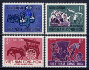 South Vietnam Stamps - 1967 , Sc#307-10 Labor Day - MNH, F-VF (9V09B)