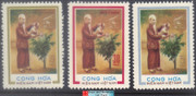 Vietcong Stamps - 1975, Michel # 52-4 1975 The 85th Anniversary of the Birth of Ho Chi Minh, 1890-1969 - NGAI, MNH, F-VF (9V0C3)