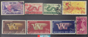 South Vietnam Stamps - 1952-4, 8 Air Mail Stamps , Used  (9V0CH)