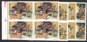 China Stamps - 1991 , T167 , Scott 2373-76 The Outlaws of the Marsh (3rd Series) - Imprint Block of 4 - MNH-F-VF - (9237B)