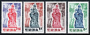 South Vietnam Stamps - 1962, Sc 193-6 Madonna of Vang, MLH, F-VF  (9V0XE)