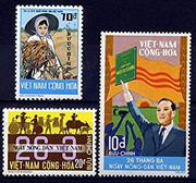South Vietnam Stamps - 1974, Scott 475-7, 1974 Agriculture Day, MNH, F-VF  (9V0XQ)