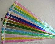Origami Stars Papers (large size) Package 0F (3 packs total around 270 pieces)(WX0F)