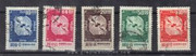 Taiwan Stamps : 1974 TW R92 Scott 1606-9 + Scott 1980 2nd Print Double Carp, Used - F-VF - (9T03U) - (9T03U)