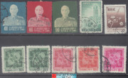 Taiwan Stamps : Ten stamps collection - Used - (9T0ER) - (9T0ER)
