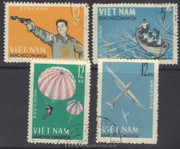 Vietnam Stamps - 1964, Sc 320-3, National Defense Games - CTO, F-VF - (9N048)