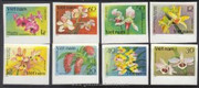 Vietnam Stamps - 1979, Sc 1017-24, Orchids, Imperf - MNH, F-VF - (9N04L)