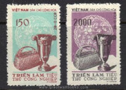 Vietnam Stamps - 1958, Sc 72, 75, Arts & Crafts Fair, Hanoi - MNH, F-VF - (9N05T)