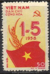 Vietnam Stamps - 1958, Sc 69, May 1st - MNH, F-VF - (9N06E)
