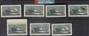Vietnam Stamps - 1961, Sc 177, variaty, VN Code # 94, Hai Phong port - 7 variaties with "white dot" - MNH, F-VF - (9N09P)