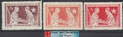 Vietnam Stamps - 1957, Sc 61-3, Russian Revolution, 40th Anniversary - MNH, F-VF - (9N09Y)