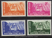 South Vietnam Stamps - 1960 ,Sc 140-3, Model Farm - MNH, F-VF - (9V037)