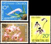 South Vietnam Stamps - 1974 , Sc 490-2, 1974 Flowers - MNH, F-VF  - (9V03X)