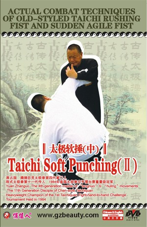 Actual Combat Techniques of Old-styled Taichi Rushing Fist and Sudden Agile Fist-Taichi Soft Punching (DW153-06) (WT5R)