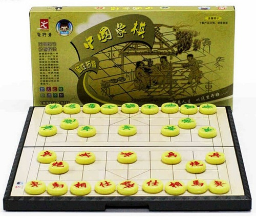 磁铁中国象棋 Magnet Chinese Chess - Board size : 11.2" x 11.2" x .6"  (WX08)