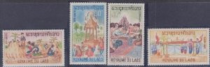 Laos Stamps - 1966 - Sc 129-32, Folklore - MNH, F-VF - (9A04N)