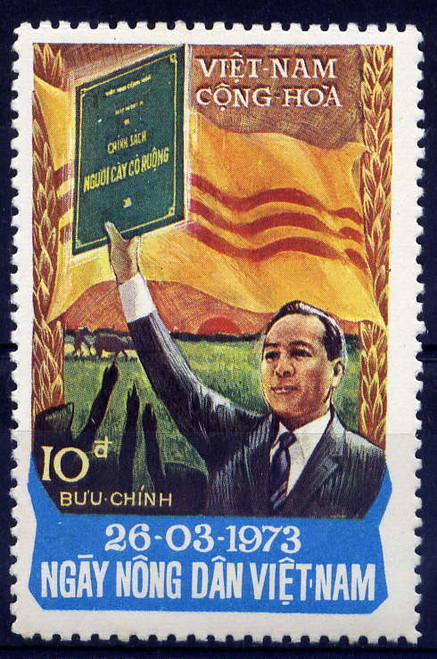 South Vietnam Stamps - 1973. SC# 450, South Vietnam Stamps - 1973 , Sc#450 President Nguyen Van Thieu - MNH, F-VF  (9V09G)