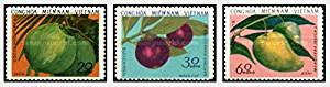 Vietcong Stamps - 1976, Michel # 61-3 Fruits - NGAI, MNH, F-VF (9V0C6)