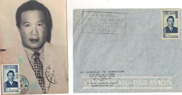 South Vietnam Stamps - 1951, Sc 9 Emperor Bao Dai First Day Cover + First Day Post Card (6-6-1951) (9V0WY)