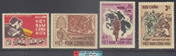 South Vietnam Stamps - 1966, Sc 294-7 Revolution against Nho Dinh Diem 3rd Anniversary - MH, F-VF  (9V0XT)