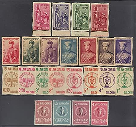 South Vietnam Stamps, 5 Complete Sets Including Sc 20-6 for a Total of 23 Stamps - MNH  (9V0D4)
