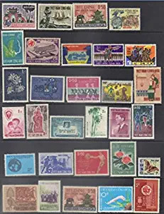 South Vietnam Stamps - 30 Different South Vietnam Stamps Collection Pack Y1 - MH  (9V0Y2)