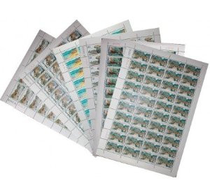 China Stamps - 1999-6 , Scott 2960-65 Beauty of Putuo Mountain, Full sheet of 40 complete sets - MNH, VF - (9296F)