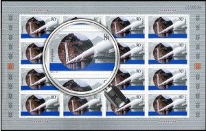 China Stamps - 2001-16 , Scott 3131-34 Datong River Diversion Project - Full sheet of 16 complete sets -  MNH, F-VF - (9313G)