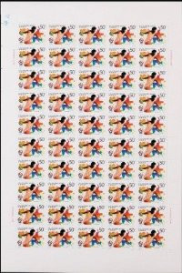 China Stamps - 1997-15 , Scott 2799-2800 The Eighth National Games of the People's Republic of China, Full sheet of 50 complete sets - MNH, VF - (9279G)