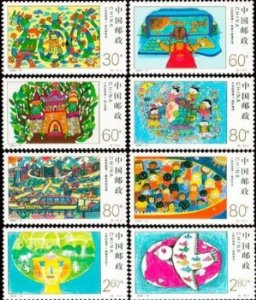 China Stamps - 2000-11 , Scott 3030-37 Turn of the Century, Beginning a New Millennium, MNH, VF - (93030)