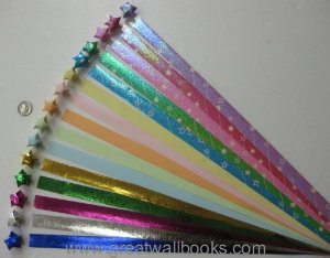 Origami Stars Papers (large size) Package 4T (3 packs total 270 pieces)(WX4T)
