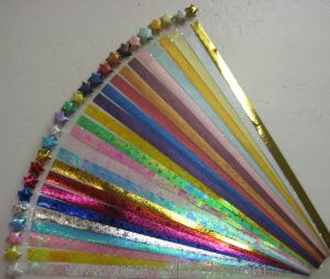 Origami Stars Papers Package 5D (5 packs)(WX5D)