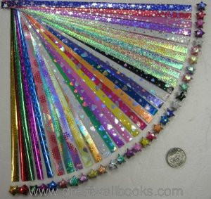 Origami Stars Papers Package E7 (6 packs total approx. 300 pieces)(WXE7)