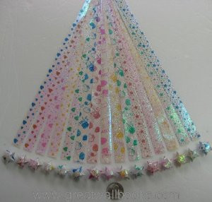 Origami Stars Papers (Large Size) Package EN (3 packs total approx. 240 pieces)(WXEN)