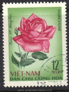 Vietnam Stamps - 1968, Sc 495, Roses - MNH, F-VF - (9N07T)
