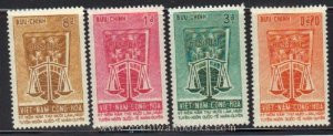South Vietnam Stamps - 1963, Scott 223-6, Declaration of Human Right, MNH, F-VF - (9V00Y)