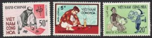 South Vietnam Stamps - 1972 , Sc 425-7, Scholar, MNH, F-VF - (9V02F)