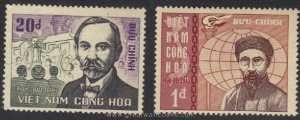 South Vietnam Stamps - 1967 ,Sc 305-6, Phan Boi Chau, MNH, F-VF - (9V02P)
