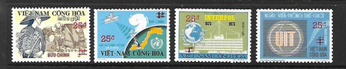 South Vietnam Stamps - 23 stamps Pack, MH, F-VF - (9V04M)