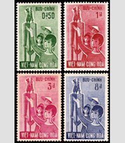 South Vietnam Stamps - 1963, Scott 203 - 6, Women's Day - MNH, F-VF - (9V05A)
