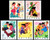 China Stamps - 1975, T14, Scott 1245-49 Children of New China, MNH, F-VF (91245)