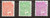 Cambodia Stamps - 1961 , Sc 94-6 Khmer Frieze - MLH, F-VF - (9A028)